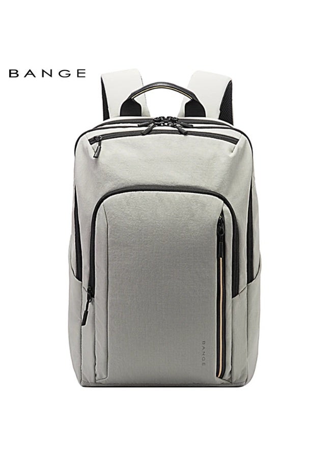 بانجي BANGE 7856 Grey New Arrivals Stylish Waterproof Business Commuting Laptop Backpack Ergonomic Lightweight School Bag Backpack Wholesale - Image 1